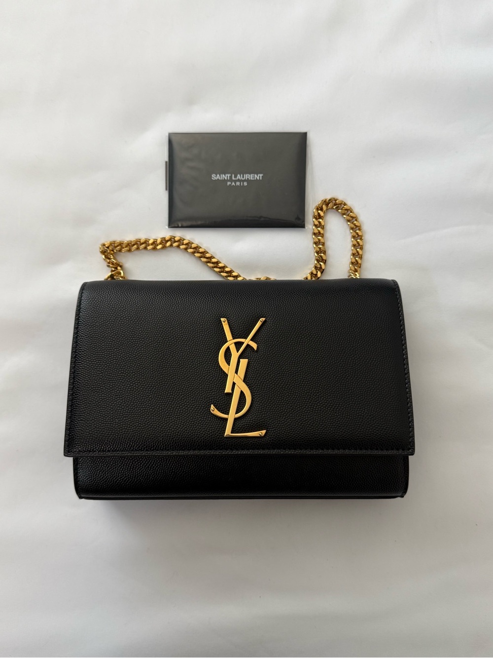 YSL Kate Small in color Black